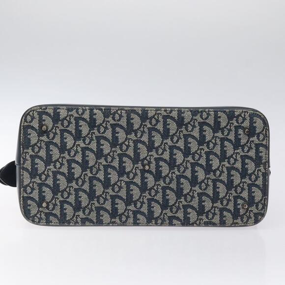 DIOR Trotter Canvas Hand Bag Navy - Picture 9 of 12